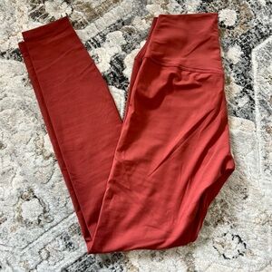 Zyia terra-cotta confluence leggings